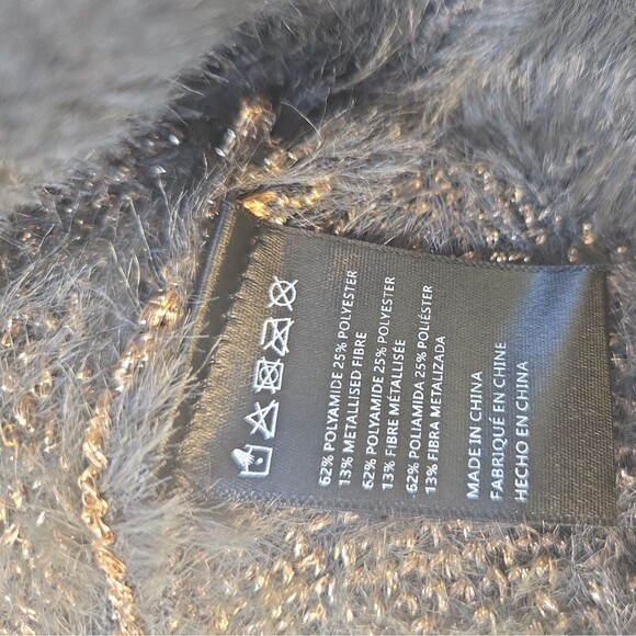 New Maeve Anthropologie Size One Size Fuzzy Cardigan Open Sweater - Picture 8 of 9